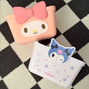 Miniso Sanrio Storage Baskets - My Melody & Kuromi Set